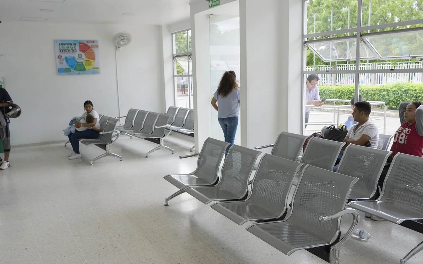 Hospital, clinic and waiting room